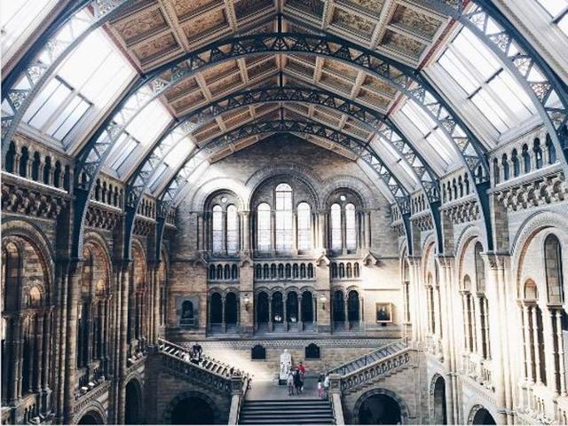 A serene view of the Natural History Museum, London. (Instagram/katherinedorrington) 