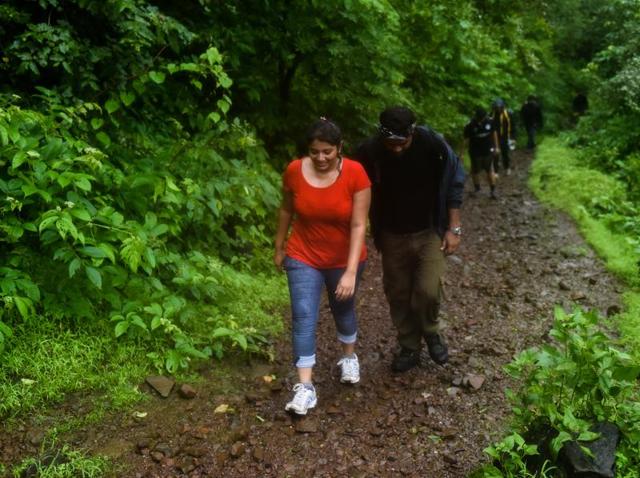 Trekkers usually take breaks at Kalavantin Durg during the trek. (Pratik Chorge)