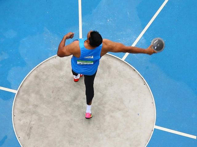 Discus throw er Vikas Gowda finished 28th after recording a highest throw of 58.70m. The qualification mark for the final was set at 65.50m. (REUTERS photo)