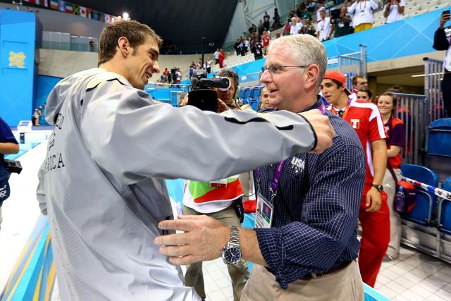 Bob Bowman has been with Michael Phelps for over two decades. (Getty Images) Bob Bowman has been with Michael Phelps for over two decades. (Getty Images)