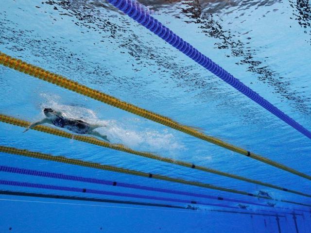 Some 23 seconds after Ledecky touched the wall, the last of the eight finalists chugged to the end of the grueling race. (Getty Images)