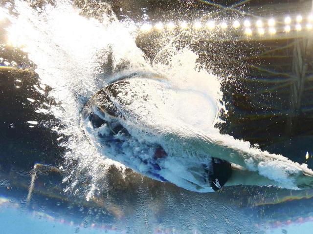Ledecky, defending Olympic champion at the distance, added to her golds earlier in the week in the 200 and 400 freestyle and the 4x200 freestyle relay, plus a silver in the 4x100 relay. (REUTERS)