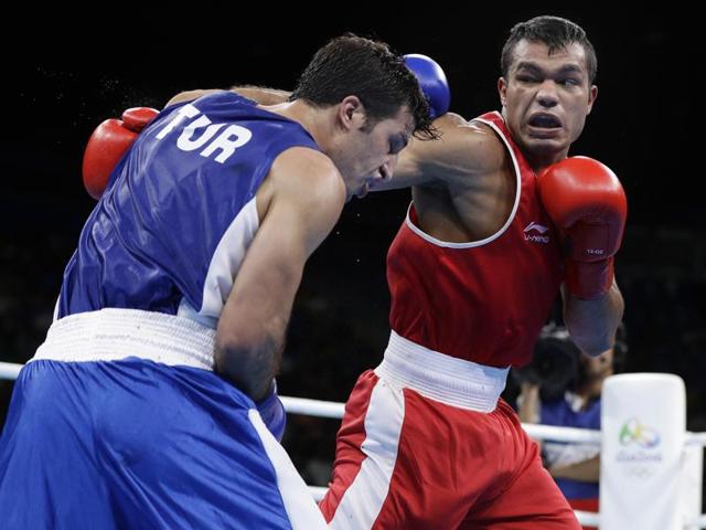 Vikas Krishan, who is just one win away from a medal, will face Bektemir Melikuziev of Uzbekistan for a berth in the last four. (AP photo)
