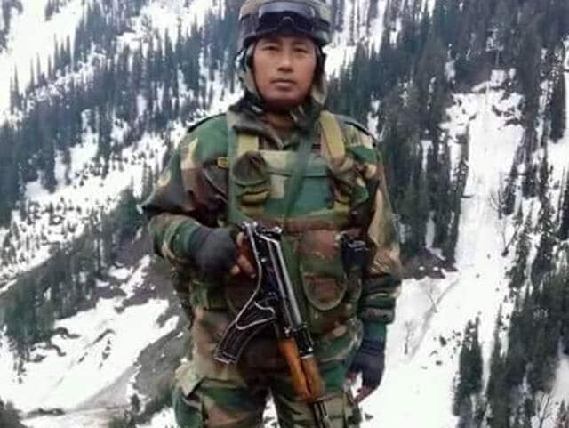 Hangpan Dada of Arunachal Pradesh died fighting armed intruders in militancy-hit Jammu and Kashmir.(Handout photo)