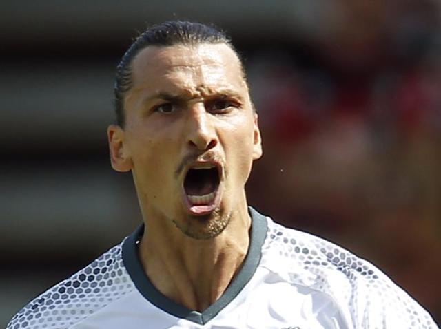 Zlatan Ibrahimovic looked at home in Manchester United 3-1 win against Bournemouth, scoring a third from range to cap off a fine afternoon for Jose Mourinho’s men. (REUTERS) Zlatan Ibrahimovic looked at home in Manchester United 3-1 win against Bournemouth, scoring a third from range to cap off a fine afternoon for Jose Mourinho’s men. (REUTERS)