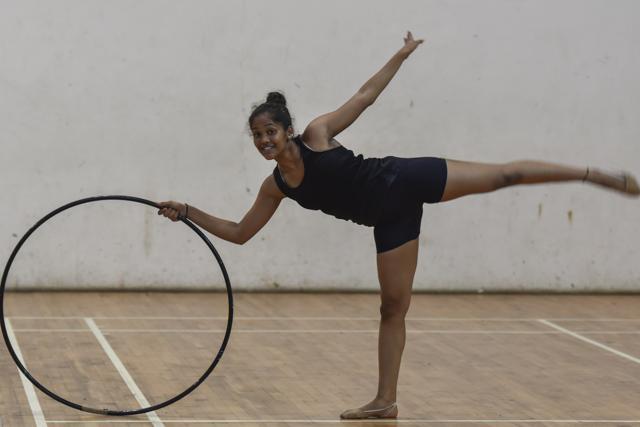 “I may or may not pick up medals along the way, but gymnastics is my passion, 16-year-old Janhavi Vartak says. (Kunal Patil/Hindustan Times) “I may or may not pick up medals along the way, but gymnastics is my passion, 16-year-old Janhavi Vartak says. (Kunal Patil/Hindustan Times)