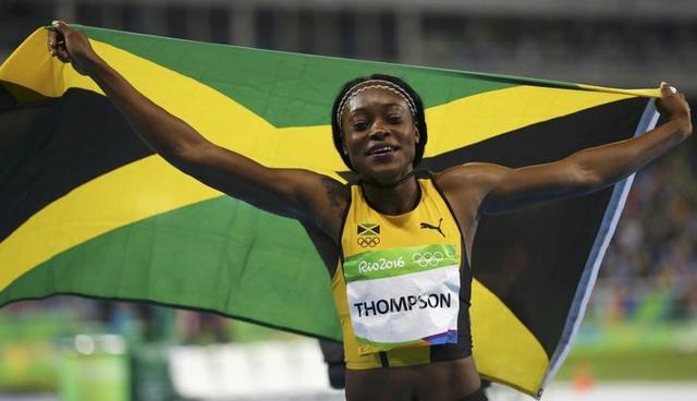 Jamaica’s Elaine Thompson won the women’s 100m dash. (reuters) Jamaica’s Elaine Thompson won the women’s 100m dash. (reuters)