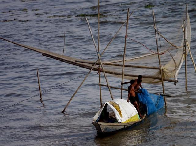 Five Indian fishermen died and 20 were reported missing after their boats capsized during cyclonic storm. (AFP File Photo) Five Indian fishermen died and 20 were reported missing after their boats capsized during cyclonic storm. (AFP File Photo)