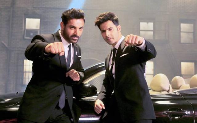 Varun Dhawan starred alongside John Abraham in Dishoom. Varun Dhawan starred alongside John Abraham in Dishoom.