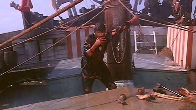 Actor Manoj Kumar in a still from the film Kranti.