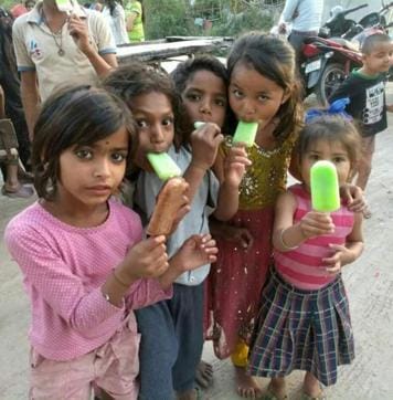 Student volunteers also hold ice cream drives and water drives. Student volunteers also hold ice cream drives and water drives.