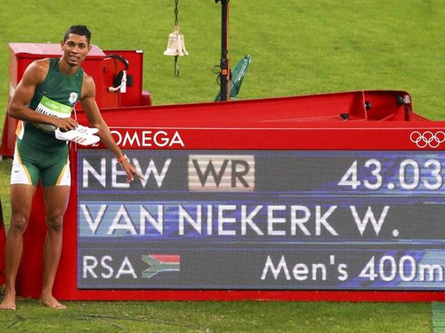 Wayde van Niekerk win gave South Africa’s its first gold medal in Rio. (REUTERS photo)