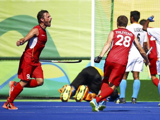 Indian men’s hockey team lost 1-3 to Belgium in the quarterfinals. (REUTERS) Indian men’s hockey team lost 1-3 to Belgium in the quarterfinals. (REUTERS)
