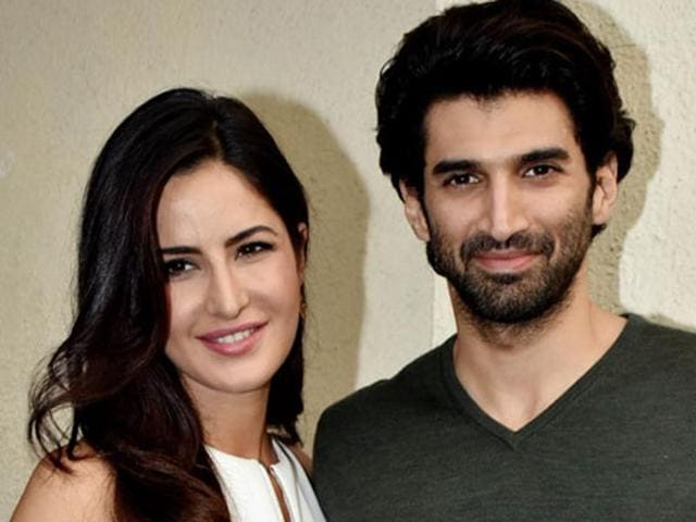 Actors Aditya Roy Kapoor and Katrina Kaif are touring together for Dream Team.(Raajesh Kashyap/HT Photo)