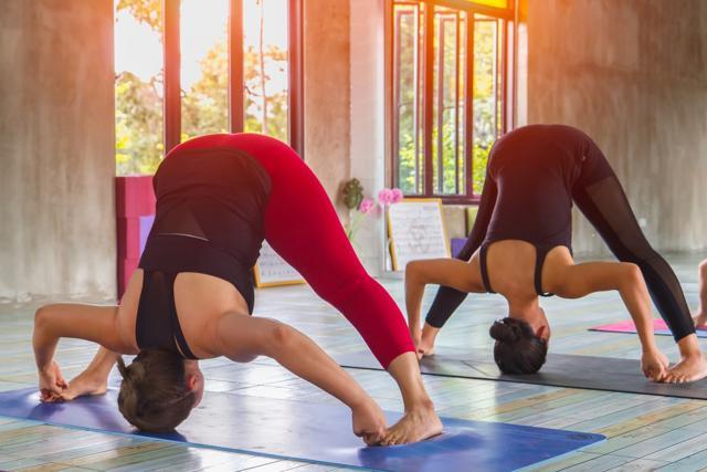 Remember to hydrate before, during, and after your yoga class, advise experts. (Shutterstock) Remember to hydrate before, during, and after your yoga class, advise experts. (Shutterstock)
