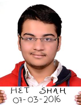 Het Shah, 18, from Gujarat, scored 685 out of 720 marks to grab the All India Rank (AIR) 1. (Handout image) Het Shah, 18, from Gujarat, scored 685 out of 720 marks to grab the All India Rank (AIR) 1. (Handout image)
