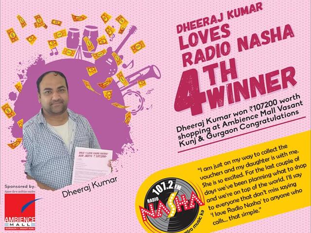 Winner- Dheeraj Kumar (radio nasha)