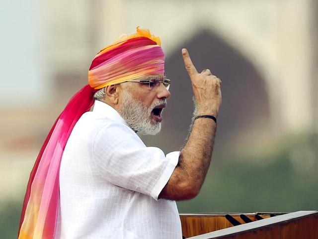 Prime Minister Narendra Modi’s comments were widely seen as a riposte to Pakistan’s adoption of a hardline stance on the Kashmir issue.(Arvind Yadav/HT Photo) Prime Minister Narendra Modi’s comments were widely seen as a riposte to Pakistan’s adoption of a hardline stance on the Kashmir issue.(Arvind Yadav/HT Photo)