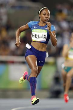 USA's Allyson Felix. (AFP) USA's Allyson Felix. (AFP)