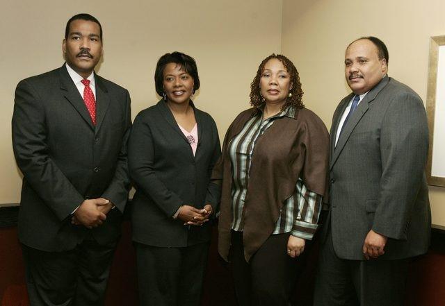 They agree at last: Dexter King, Rev. Bernice King, Yolanda King and Martin Luther King III (REUTERS FILE) They agree at last: Dexter King, Rev. Bernice King, Yolanda King and Martin Luther King III (REUTERS FILE)