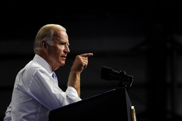 Biden speaks during campaign event with Democratic candidate Hillary Clinton in Scranton, Pennsylvania. (REUTERS) Biden speaks during campaign event with Democratic candidate Hillary Clinton in Scranton, Pennsylvania. (REUTERS)
