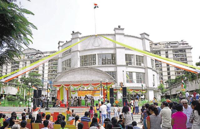 At Shipra Krishna Vista in Ahinsa Khand in Ghaziabad, HT organised a grand celebration. (sakib ali/ht photo) At Shipra Krishna Vista in Ahinsa Khand in Ghaziabad, HT organised a grand celebration. (sakib ali/ht photo)