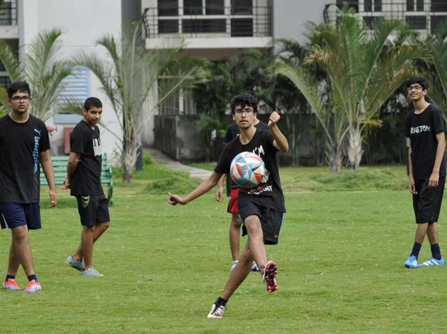 The Grand Omaxe FC team has been practising for the past three months for the HT GIFA tournament that will test the best from Delhi and NCR. (Sunil Ghosh/HT Photo) The Grand Omaxe FC team has been practising for the past three months for the HT GIFA tournament that will test the best from Delhi and NCR. (Sunil Ghosh/HT Photo)