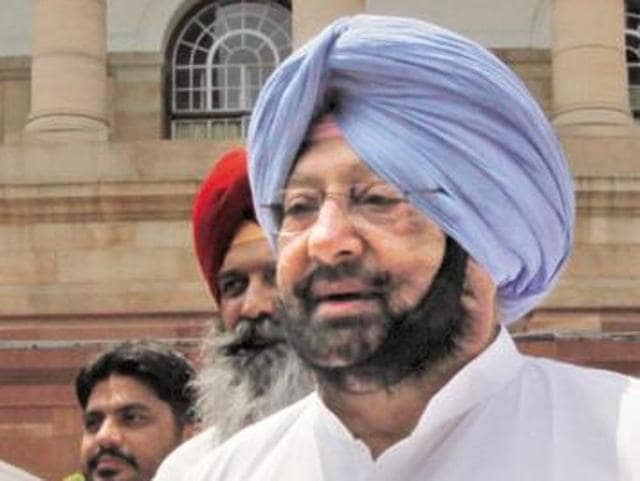 Punjab state chief Captain Amarinder Singh (HT File Photo) Punjab state chief Captain Amarinder Singh (HT File Photo)