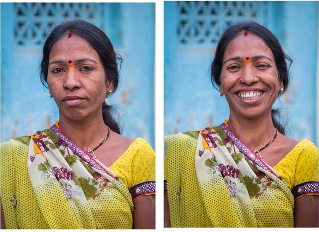 “She was having an evening chat with some friends (with an eye on the children) outside her home in Ujjain, Madhya Pradesh” (Photo: Jay Weinstein) “She was having an evening chat with some friends (with an eye on the children) outside her home in Ujjain, Madhya Pradesh” (Photo: Jay Weinstein)