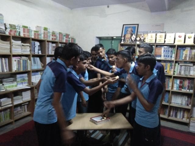 Students at 50 Villagers are provided with a place to live, books and faculty free of cost (HT photo) Students at 50 Villagers are provided with a place to live, books and faculty free of cost (HT photo)