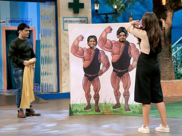She also took part in whatever is happening in this frame. We have no idea. (Yogen Shah)