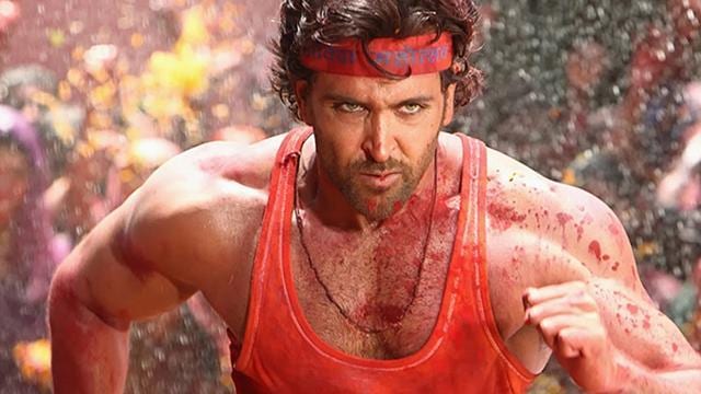 Hrithik Roshan in the dahi handi scene in Agneepath (2012). Hrithik Roshan in the dahi handi scene in Agneepath (2012).