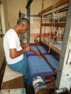 A weaver at work in one of the Telangana villages. IIT Hyderabad aims to make the Pochampalli craft sustainable (Handout at image) A weaver at work in one of the Telangana villages. IIT Hyderabad aims to make the Pochampalli craft sustainable (Handout at image)