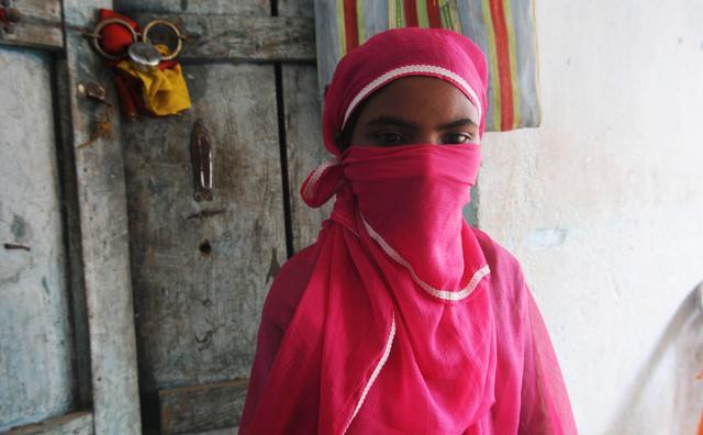 Former CPI (Maoist) leader Rehana Khatoon at her native village Arru Bandhtoli. (Hindustan Times) Former CPI (Maoist) leader Rehana Khatoon at her native village Arru Bandhtoli. (Hindustan Times)