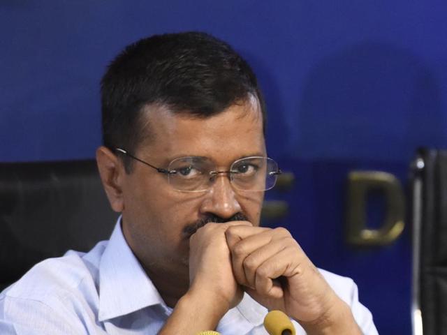 Delhi chief minister Arvind Kejriwal addresses the media to announce that no new liquor shop will be opened in Delhi this year. (Mohd Zakir/HT PHOTO) Delhi chief minister Arvind Kejriwal addresses the media to announce that no new liquor shop will be opened in Delhi this year. (Mohd Zakir/HT PHOTO)