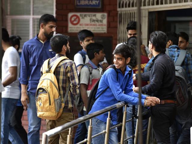 Delhi University will release three more cutoff lists for admission to undergraduate courses on August 20, 24 and 29. (Saumya Khandelwal/Hindustan Times) Delhi University will release three more cutoff lists for admission to undergraduate courses on August 20, 24 and 29. (Saumya Khandelwal/Hindustan Times)