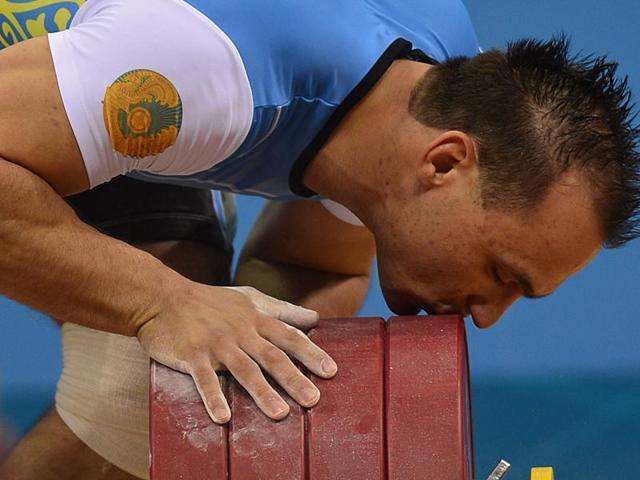 Retesting of samples from the 2008 and 2012 Olympic Games unearthed at least 20 positive results in weightlifting, including Kazakhstan’s double Olympic champion Ilya Ilyin (in picture). (REUTERS) Retesting of samples from the 2008 and 2012 Olympic Games unearthed at least 20 positive results in weightlifting, including Kazakhstan’s double Olympic champion Ilya Ilyin (in picture). (REUTERS)