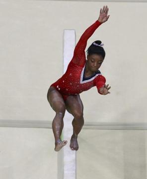 It was Sunday’s Balance Beam final which dashed Biles’ hope of becoming the first gymnast to win give gold medals at a single Olympics. A slight stumble quashed her chances and Biles had to make do with the bronze. (REUTERS)