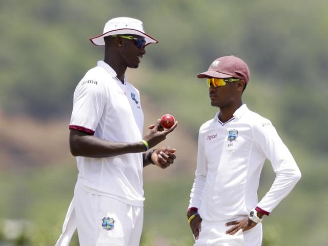 West Indies' captain Jason Holder (left) has to contend with questions over his ability to make it to the squad, let alone lead it, on a daily basis. (AP) West Indies' captain Jason Holder (left) has to contend with questions over his ability to make it to the squad, let alone lead it, on a daily basis. (AP)