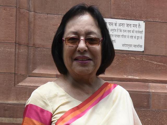 Former Union minister Najma Heptulla(Sonu Mehta) Former Union minister Najma Heptulla(Sonu Mehta)