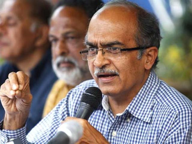 The Public Interest Litigation (PIL) filed by Bhushan says that the sedition law is rampantly abused to instil fear, causing persecution of students, journalists, intellectuals engaging in social activism.(Hindustan Times file)