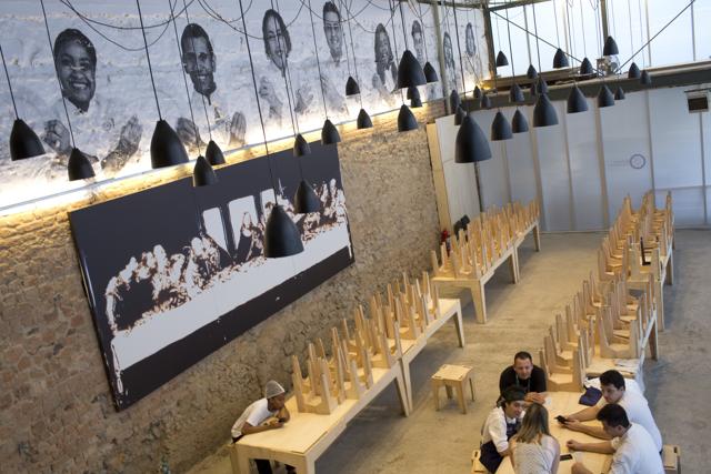 The name ‘ReffetoRio Gastromotiva’ is a play on the Latin word reficere, meaning “to restore,” and a nod to the communal dining rooms known as refectories that are a mainstay of monasteries. (AP Photo) The name ‘ReffetoRio Gastromotiva’ is a play on the Latin word reficere, meaning “to restore,” and a nod to the communal dining rooms known as refectories that are a mainstay of monasteries. (AP Photo)