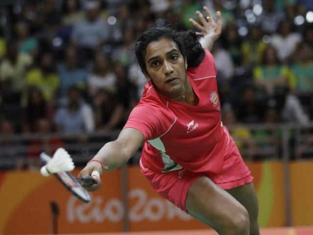 PV Sindhu will take on world No 2 Wang Yihan of China in the women’s singles quarterfinals. (REUTERS) PV Sindhu will take on world No 2 Wang Yihan of China in the women’s singles quarterfinals. (REUTERS)
