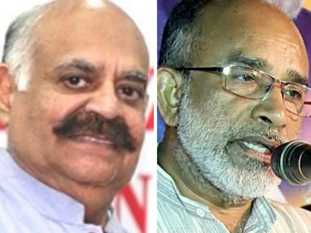 VP Singh Badnore and (right) KJ Alphons. (HT File Photos) VP Singh Badnore and (right) KJ Alphons. (HT File Photos)