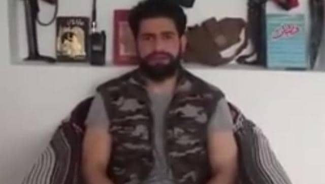 Bhat returned to his ancestral village Noorpura in Pulwama in 2013 and joined the Hizbul Mujahideen, the only surviving Kashmir-based militant group. (Video grab) Bhat returned to his ancestral village Noorpura in Pulwama in 2013 and joined the Hizbul Mujahideen, the only surviving Kashmir-based militant group. (Video grab)
