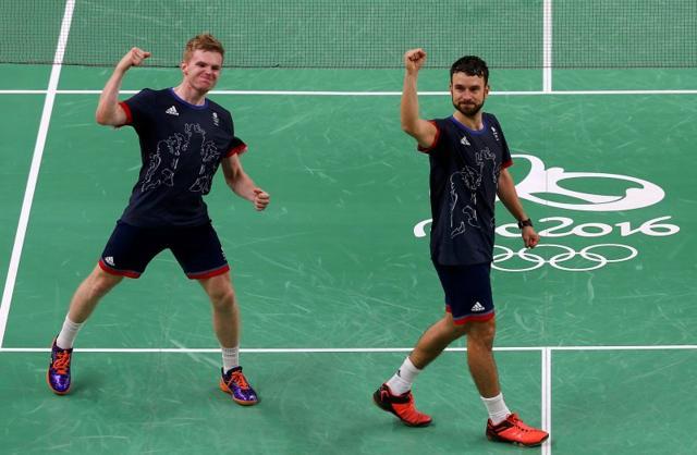 Marcus Ellis and Chris Langridge of Britain celebrate their win. (Reuters) Marcus Ellis and Chris Langridge of Britain celebrate their win. (Reuters)
