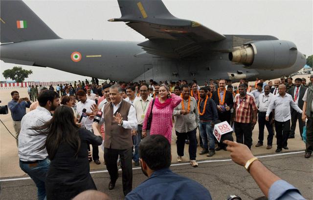Operation Sankat Mochan brought back 156 civilians from Juba in a C-17 Globemaster. (PTI FILE) Operation Sankat Mochan brought back 156 civilians from Juba in a C-17 Globemaster. (PTI FILE)