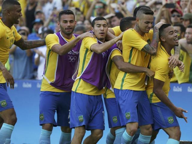 Brazil are aiming to win their first Olympics gold medal. On Tuesday, their women’s team lost to Sweden in penalties. (REUTERS)