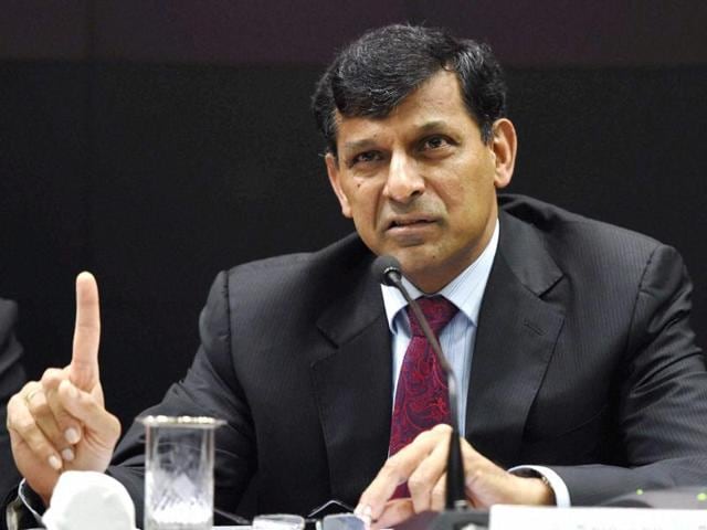 RBI governor Raghuram Rajan makes a point at a press conference after his last monetary policy review at the RBI headquarters in Mumbai on Tuesday. (PTI) RBI governor Raghuram Rajan makes a point at a press conference after his last monetary policy review at the RBI headquarters in Mumbai on Tuesday. (PTI)