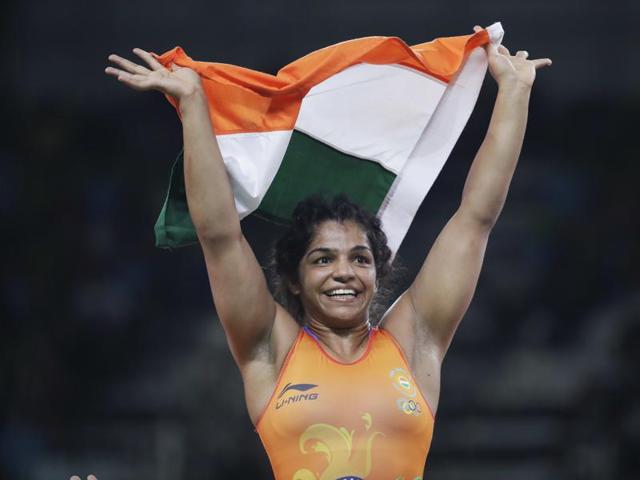 Sakshi Malik became the first woman wrestler from India to bag an Olympic medal.(Reuters Photo) Sakshi Malik became the first woman wrestler from India to bag an Olympic medal.(Reuters Photo)